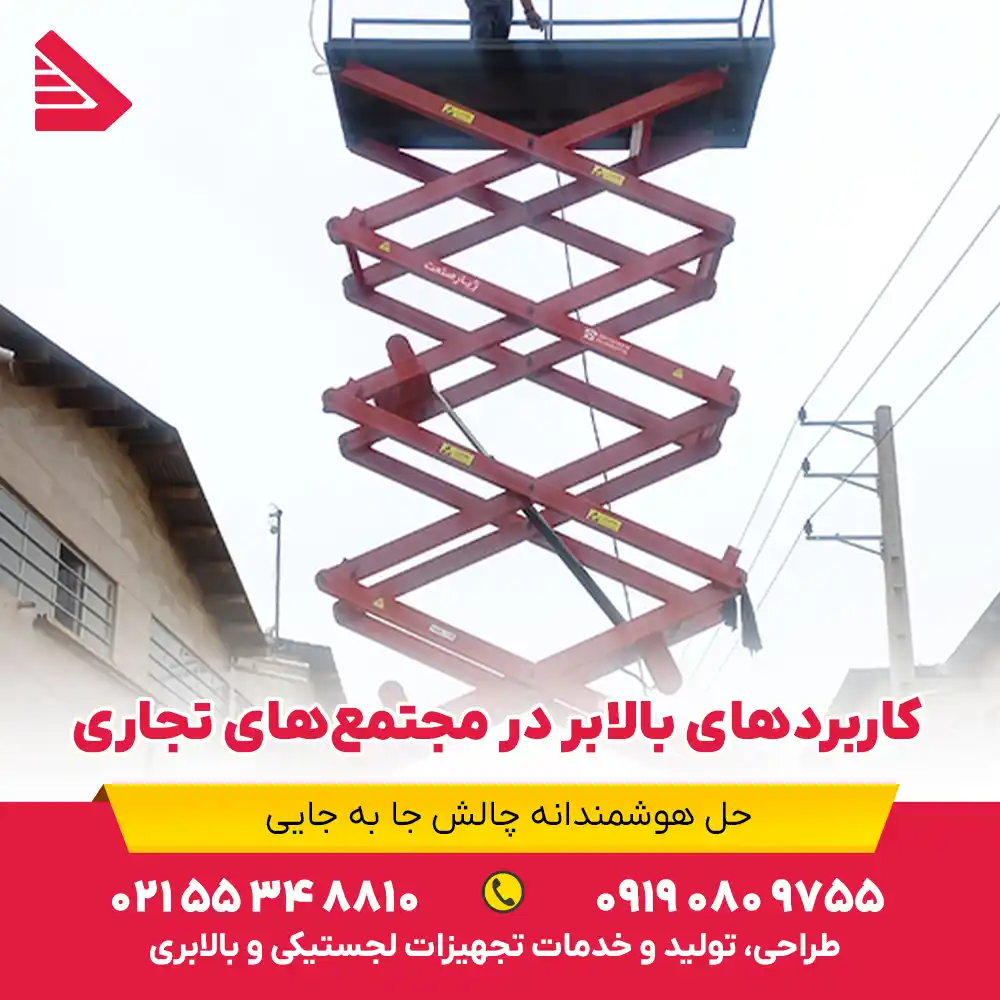 کاربردهای بالابر در مجتمعهای تجاری