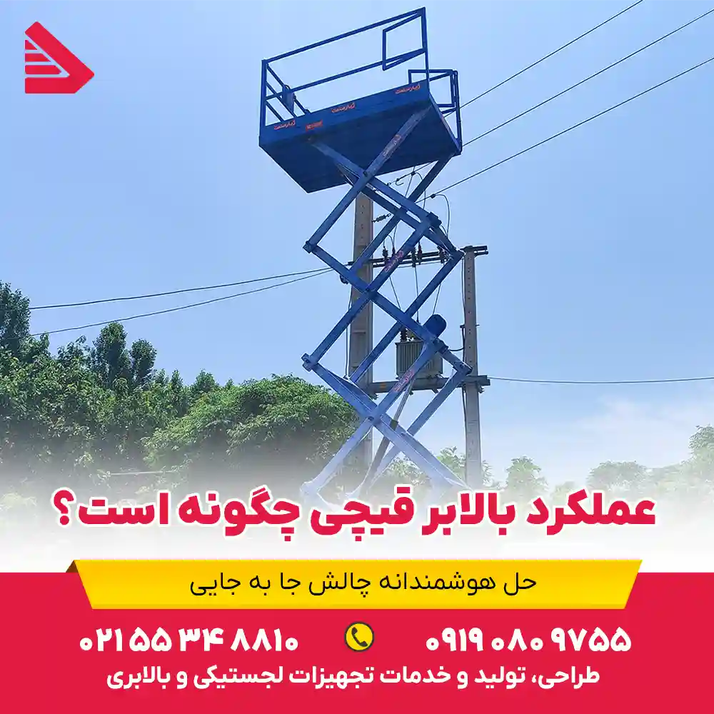 عملکرد بالابر آکاردئونی