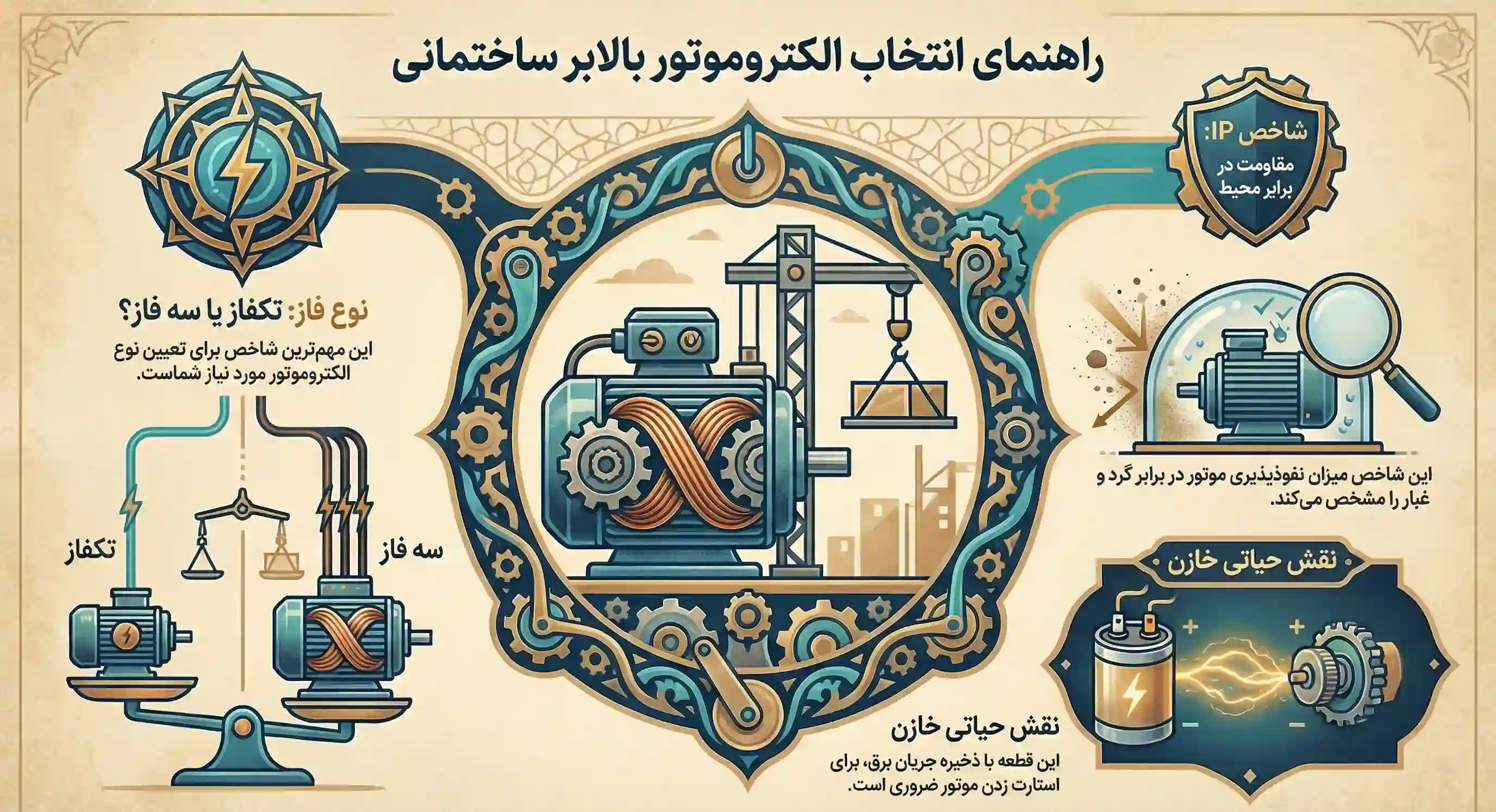 نکات کلیدی خرید الکتروموتور بالابر ساختمانی