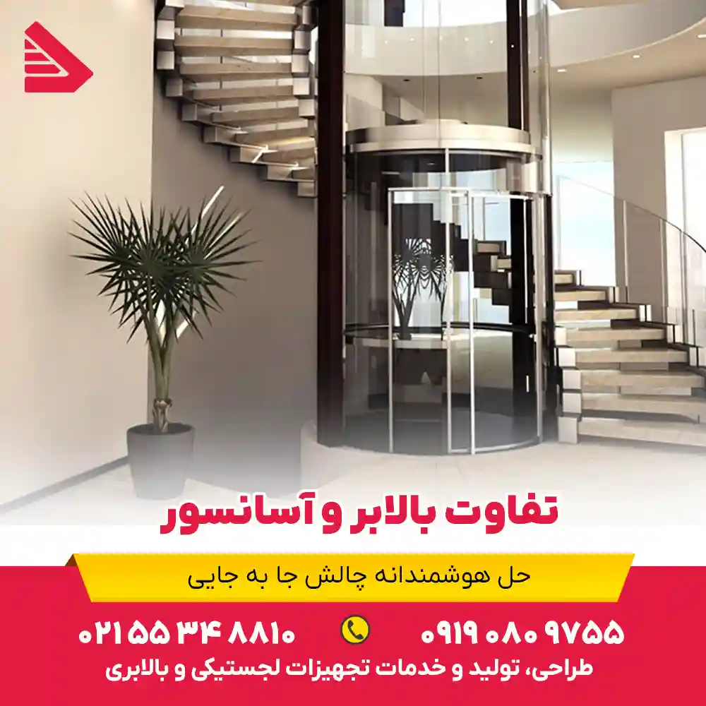 تفاوت بالابر و آسانسور