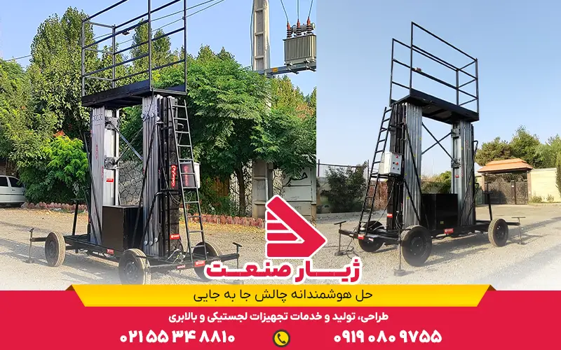 بالابر ستونی یا ریلی یا دکلی
