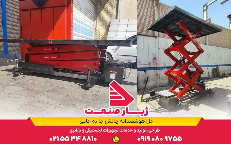 کاربرد میز هیدرولیکی دستی