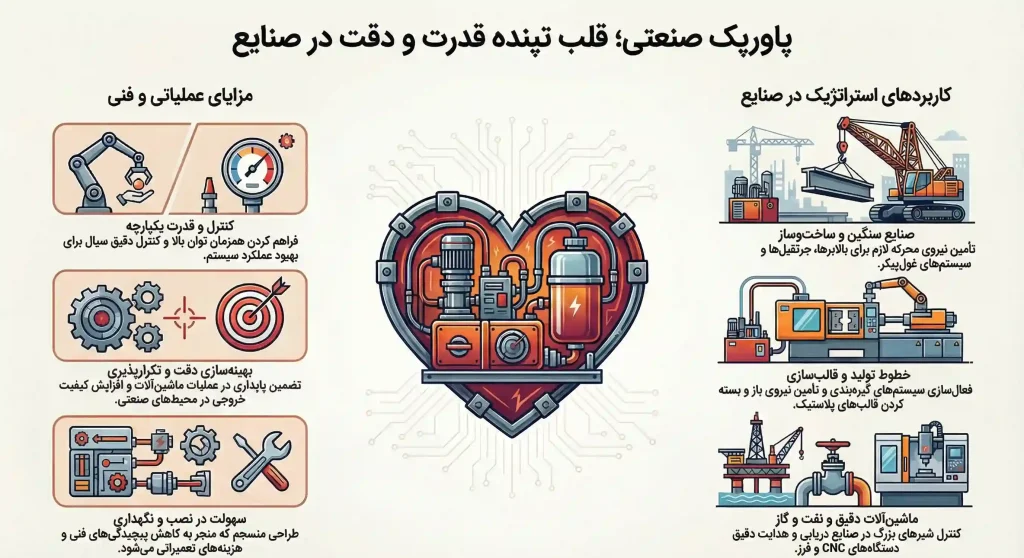 مزایا پاورپک صنعتی